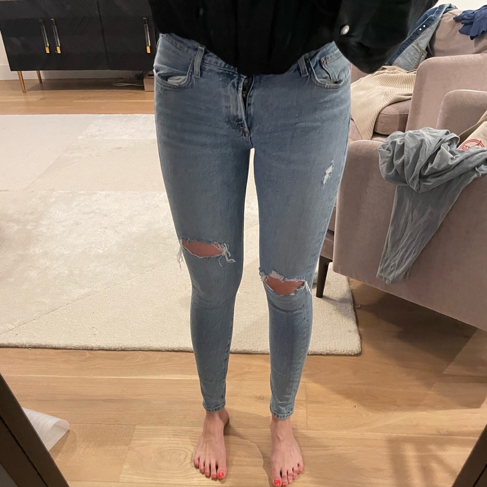 AGolde skinny jeans worn twice